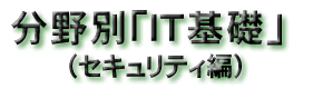 �����IT��b(�Z�L�����e�B��)�^�C�g��