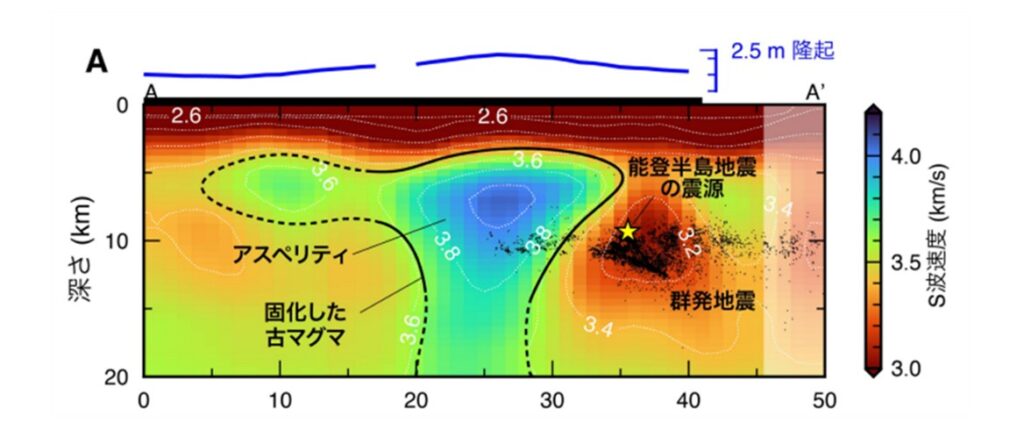 1500万年以上前の火成岩の分布（産業技術総合研究所）