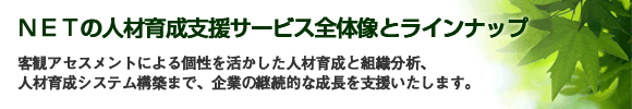 ネクストエデュケーションシンクの人材育成支援サービス全体像とラインナッ